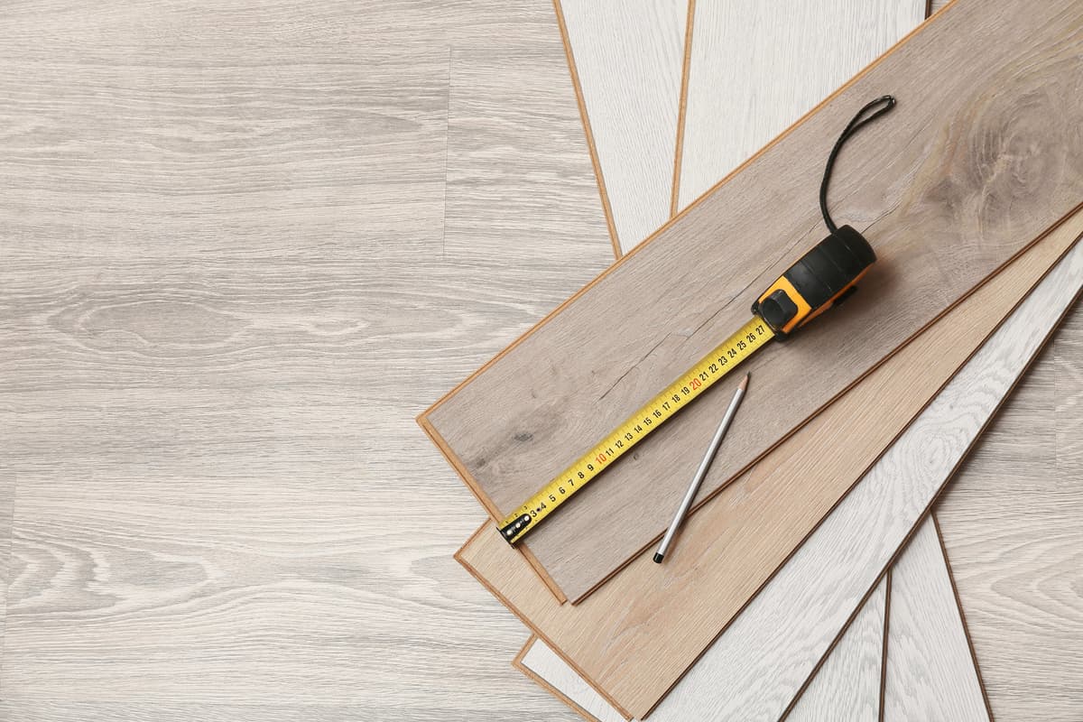 Luxury vinyl plank flooring installed in a Spokane home